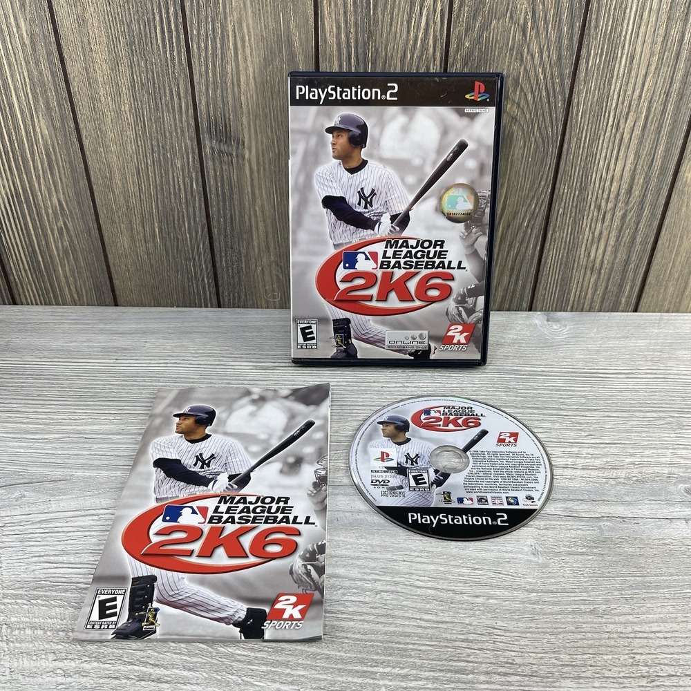 Major League Baseball 2K6 (Sony PlayStation 2, 2005)  PS2 Tested Working